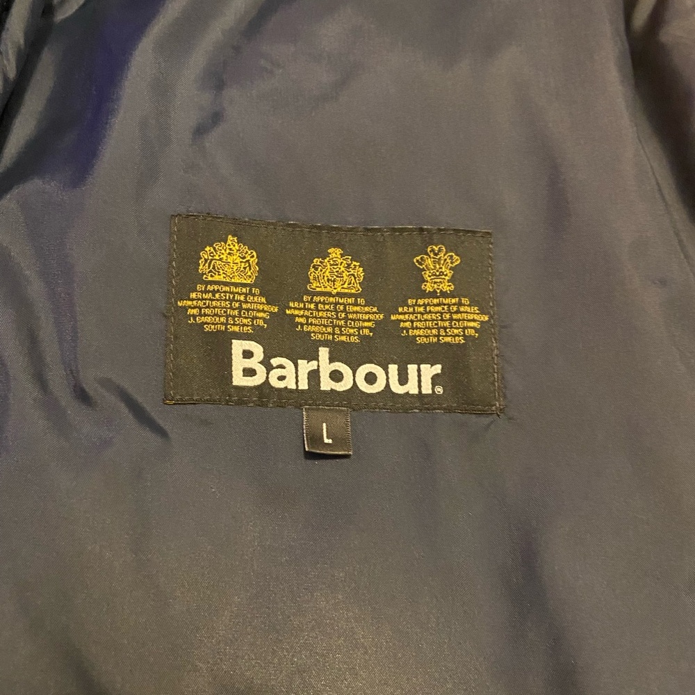 BARBOUR Powell Quill Bomber Jacket Men’s Large - Picture 4 of 4